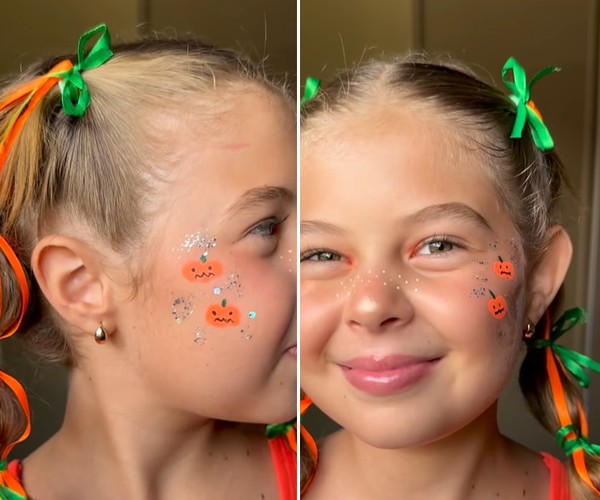 Maquiagem Halloween infantil vampiro