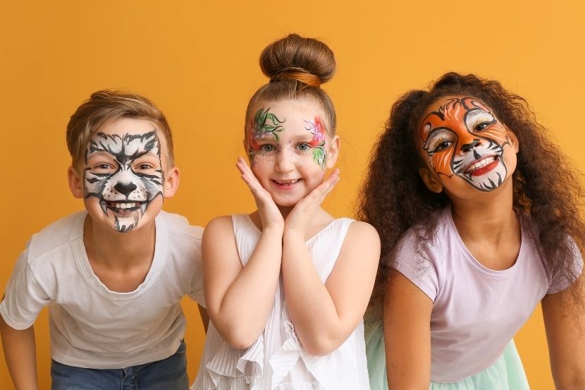 Maquiagem Halloween infantil rápida