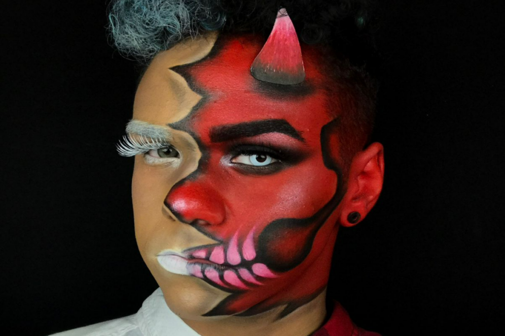 maquiagem de alienígena masculina