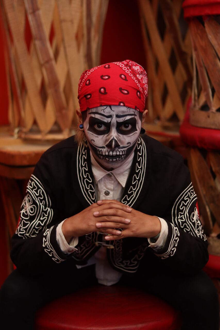 maquiagem halloween homem