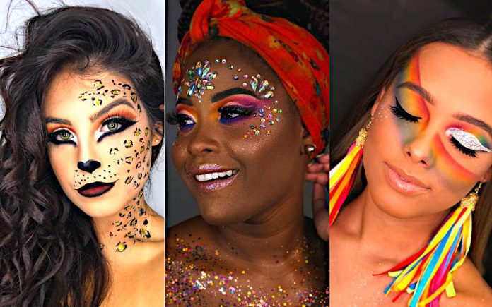 5 Ideias de Maquiagem de Carnaval com Glitter
