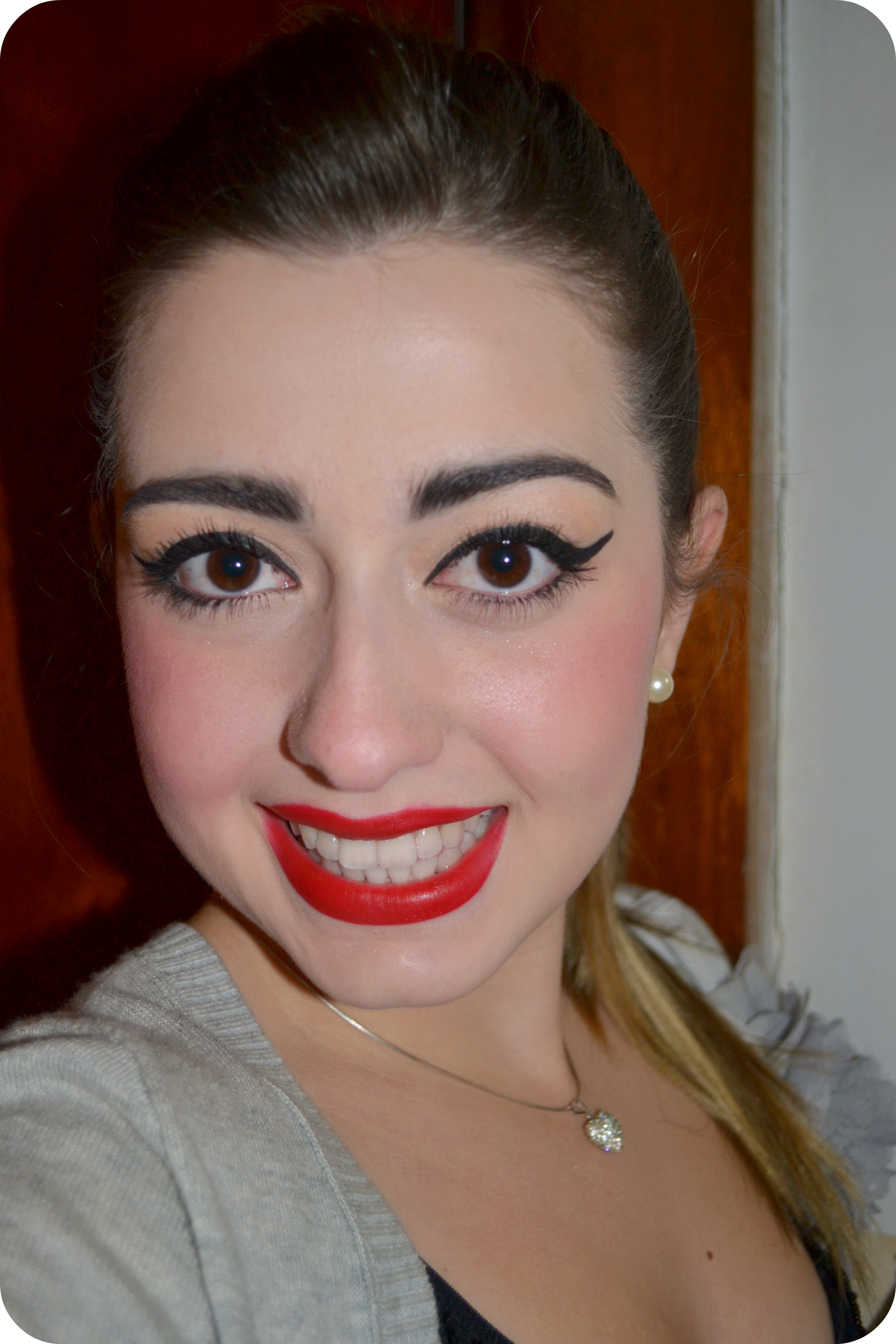 maquiagem para festa anos 50