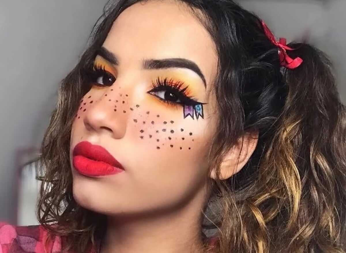 maquiagem para festa junina