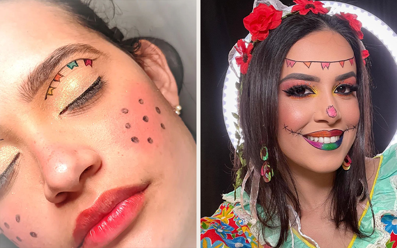 dicas maquiagem arraial inspiração 2025