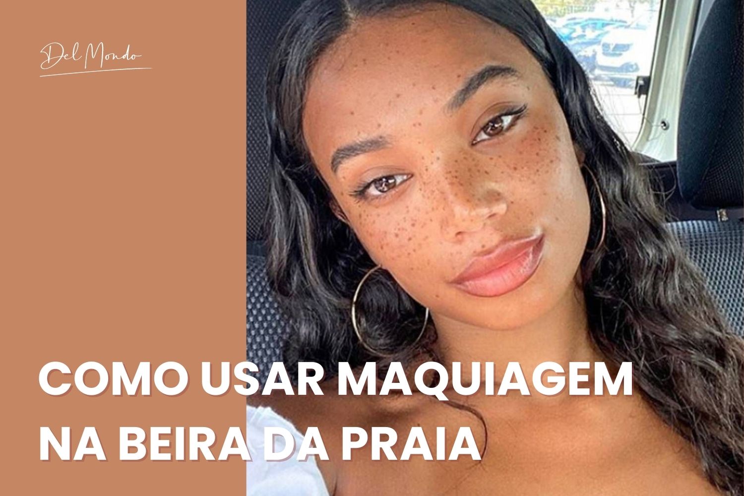 maquiagem para ir a praia