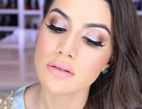 Maquiagem Para Madrinha De Casamento Vestido Rose Pele Morena
