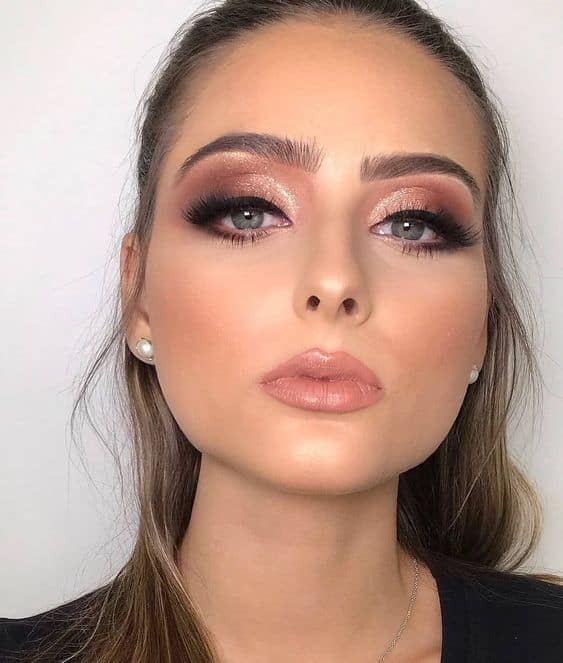 Maquiagem Para Madrinha De Casamento Vestido Rose Pele Morena