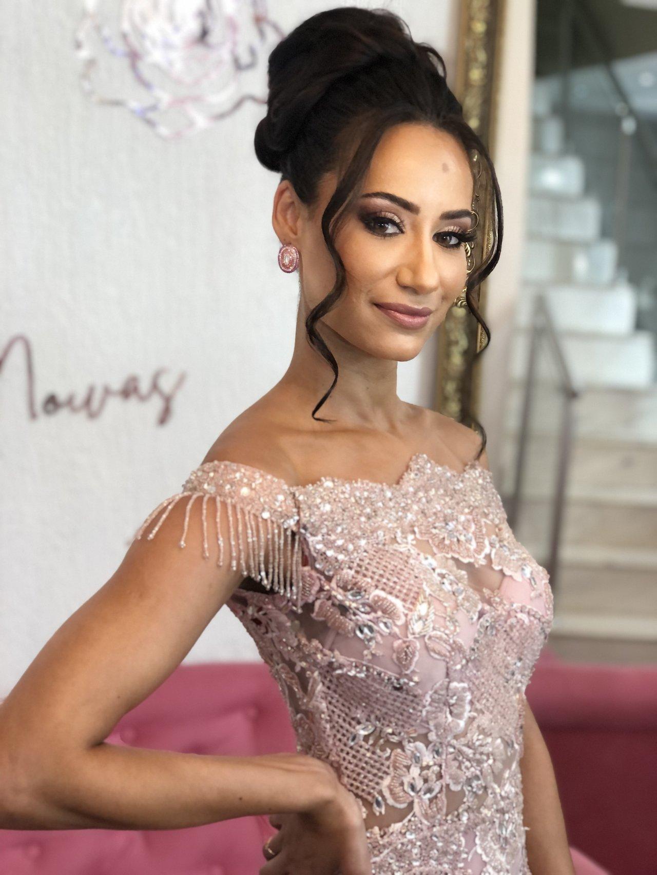 Maquiagem Para Madrinha De Casamento Vestido Rose Pele Morena