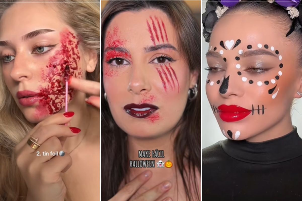 como fazer maquiagem de halloween realista em casa