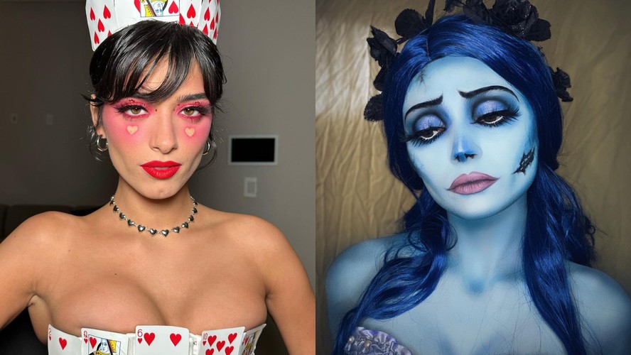 ideias de maquiagem de halloween 2024 fáceis