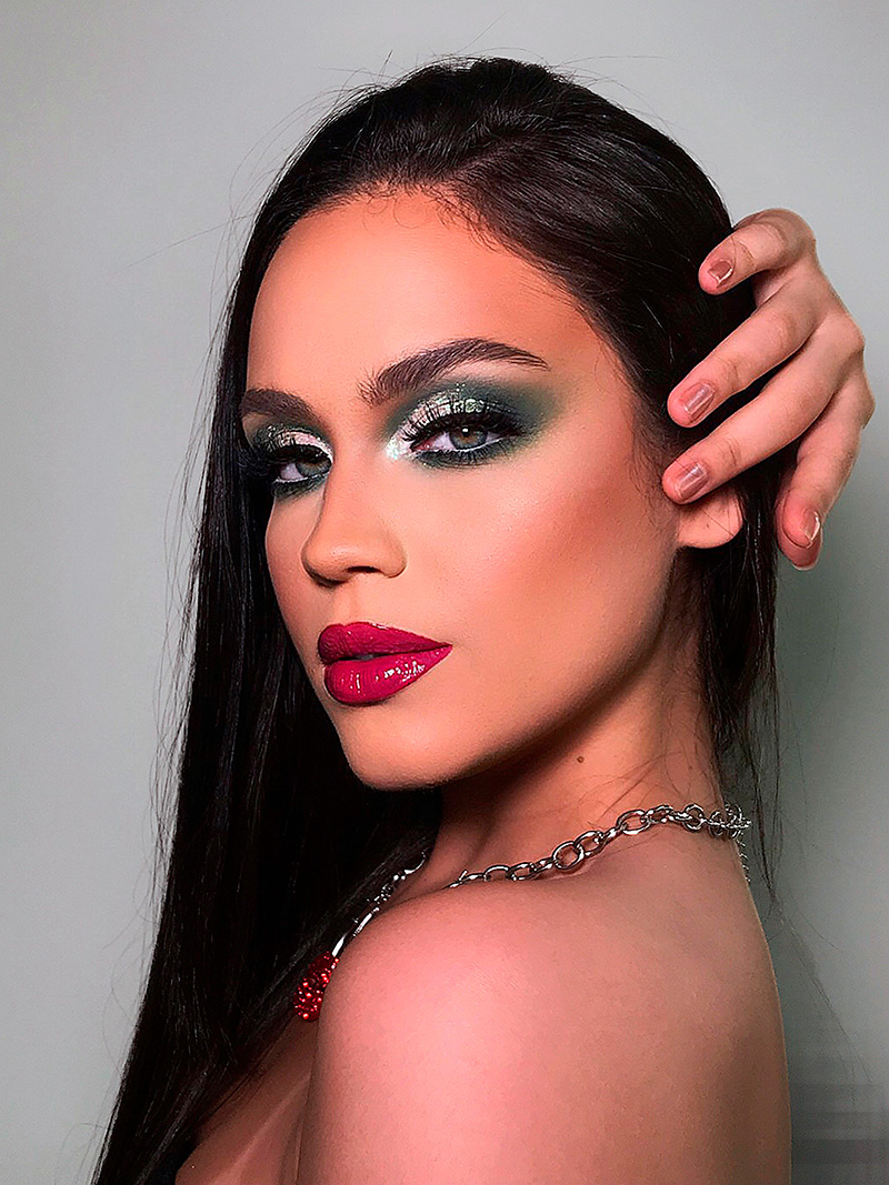 maquiagem para o Natal