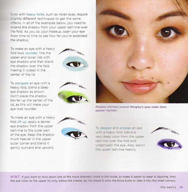 maquiagem para olhos orientais