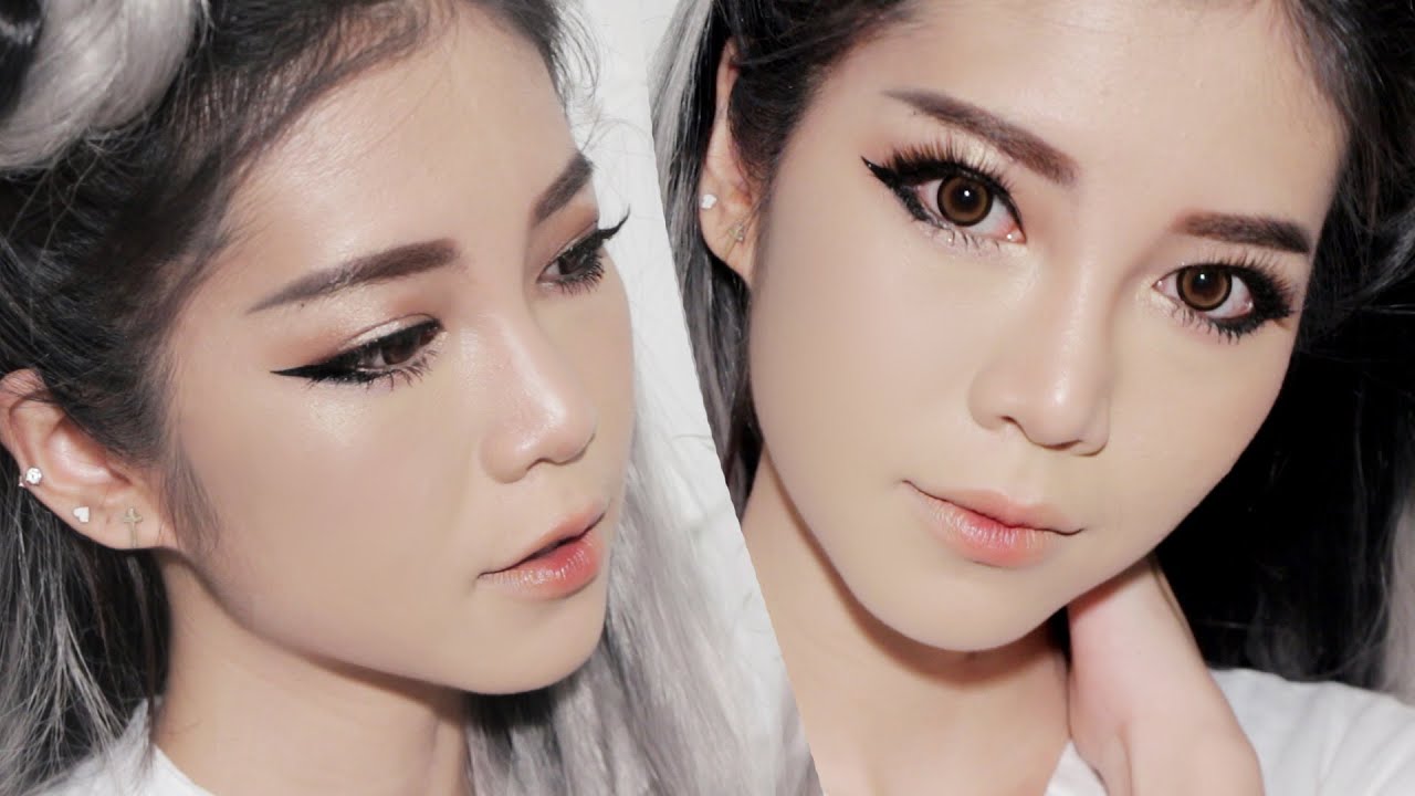 maquiagem para olhos orientais