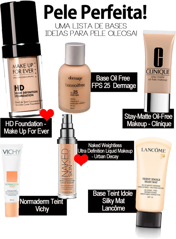 preparação de pele oleosa antes da maquiagem