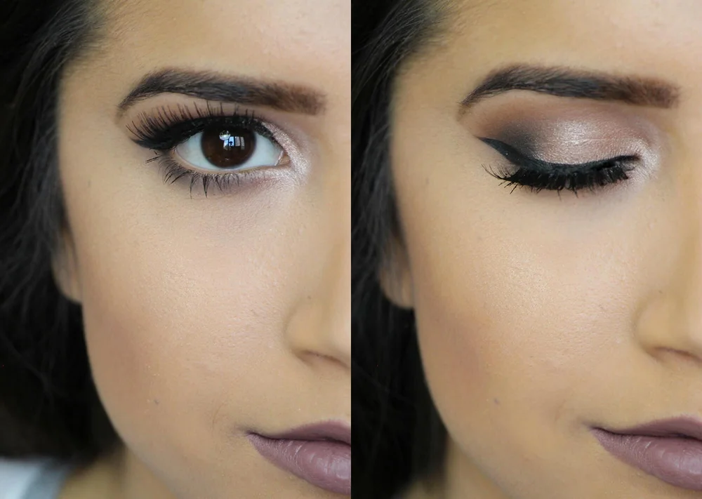 técnicas de maquiagem para realçar cílios pequenos