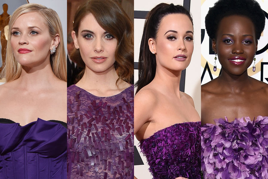 maquiagem para vestido lilas