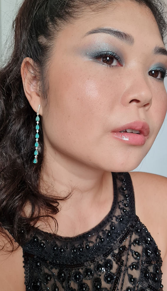 maquiagem para vestido preto