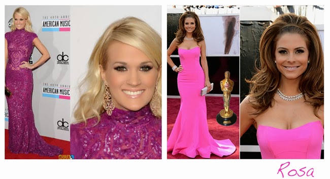 maquiagem para vestido rosa