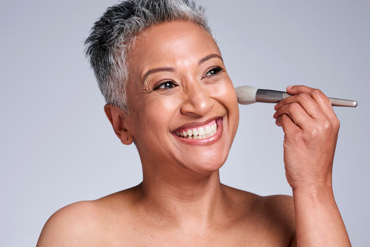 maquiagem pele madura