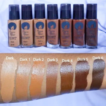 marcas de base para pele negra