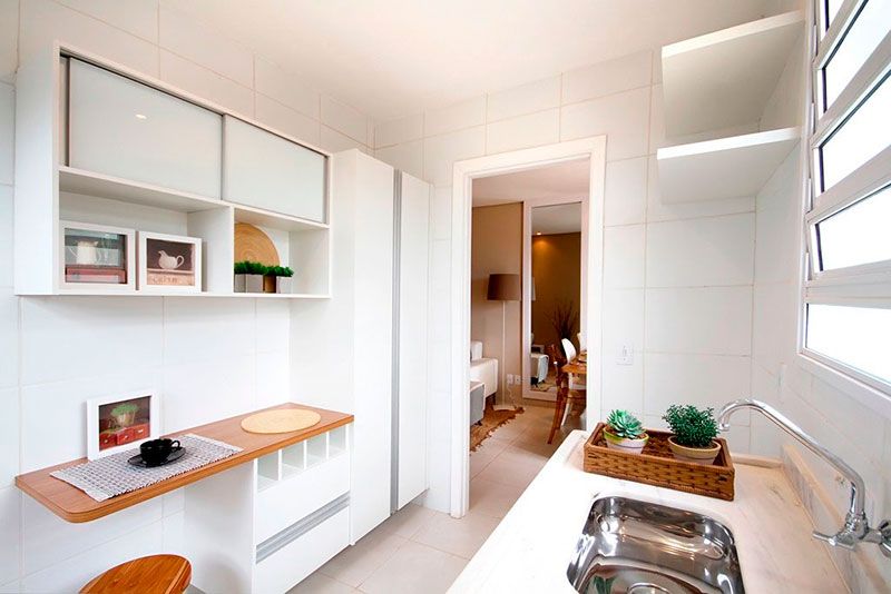 marcenaria planejada para cozinha pequena