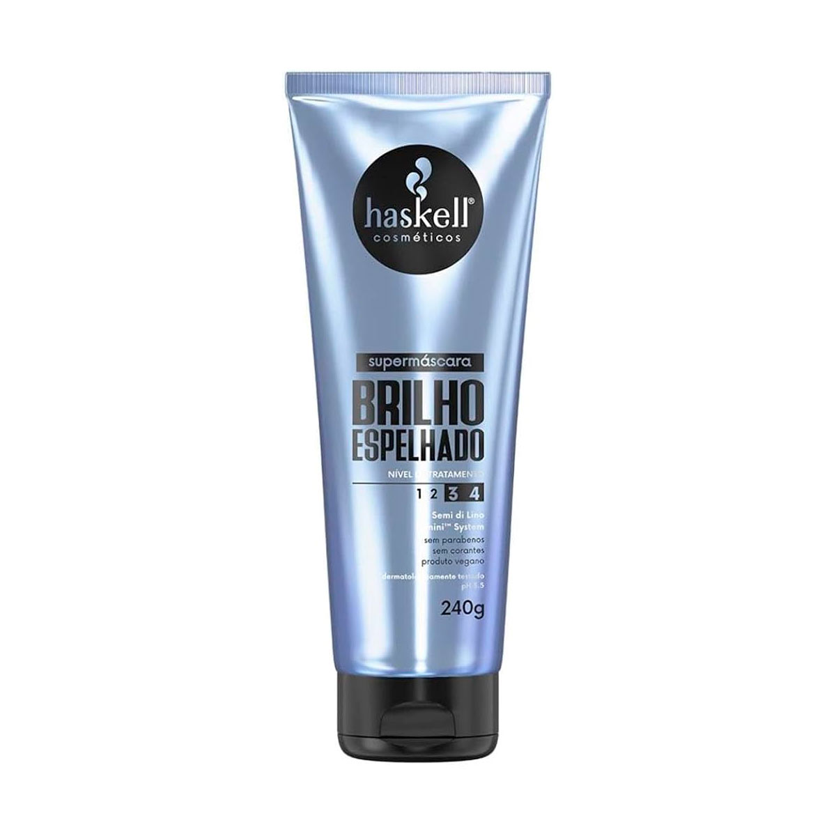 máscaras capilares com efeito espelhado