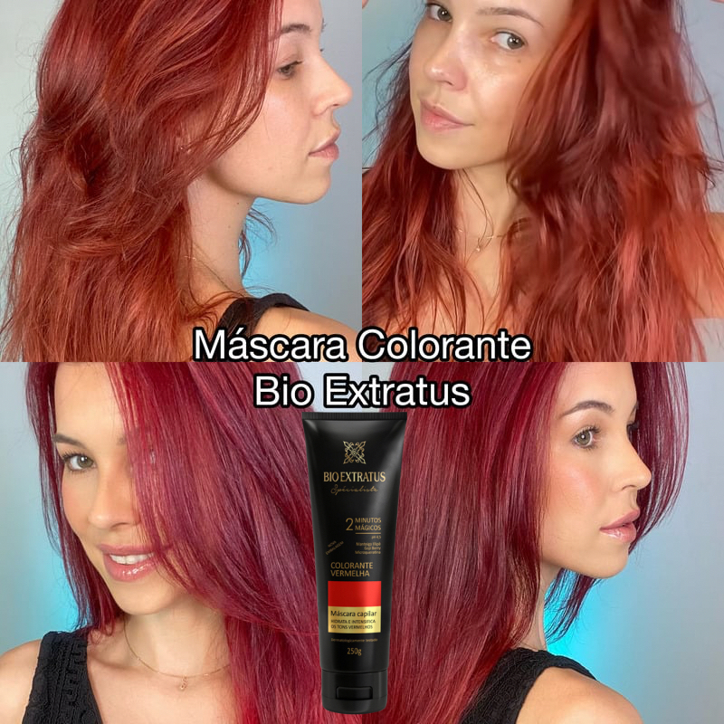 mascara de brilho para cabelo