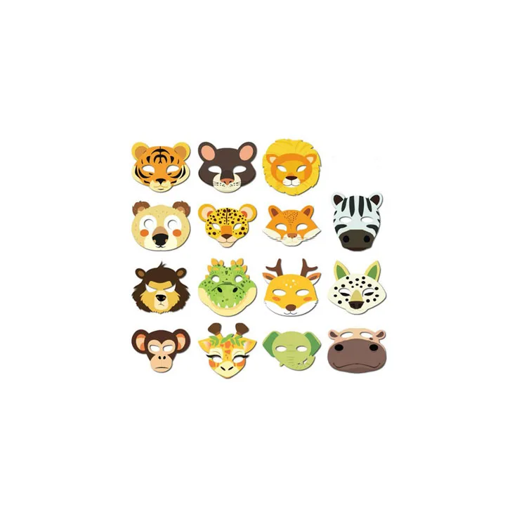 comprar máscaras de animais em papel