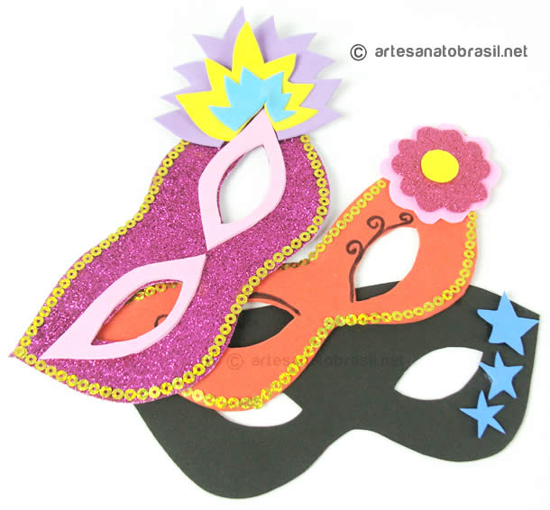 mascaras de eva para carnaval
