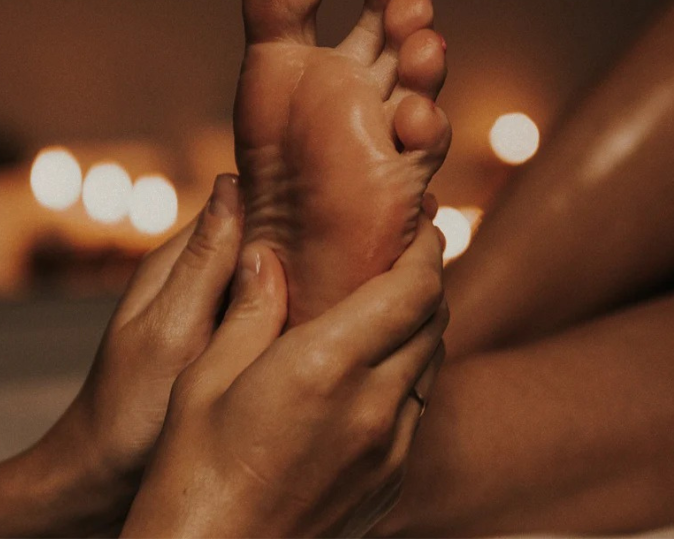 como aliviar estresse com massagem nos pés