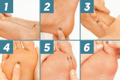 massagem nos pés antes de dormir