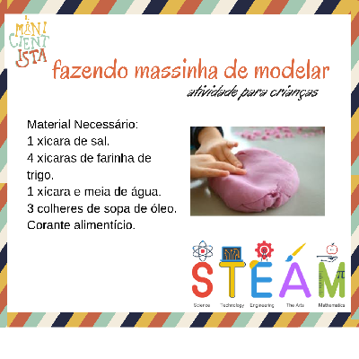 massinha de modelar caseira