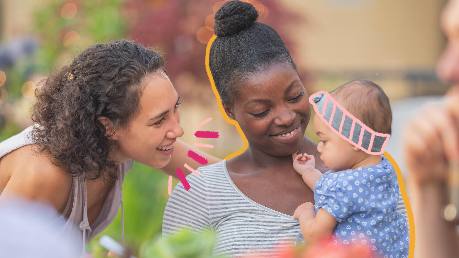 maternidade e amizades