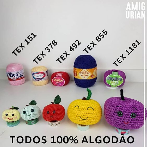melhor linha para amigurumi