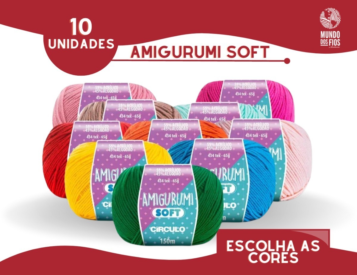 fio de algodão mercerizado para amigurumi
