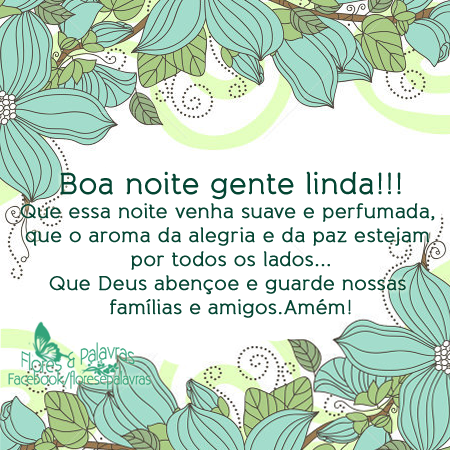 mensagem de boa noite
