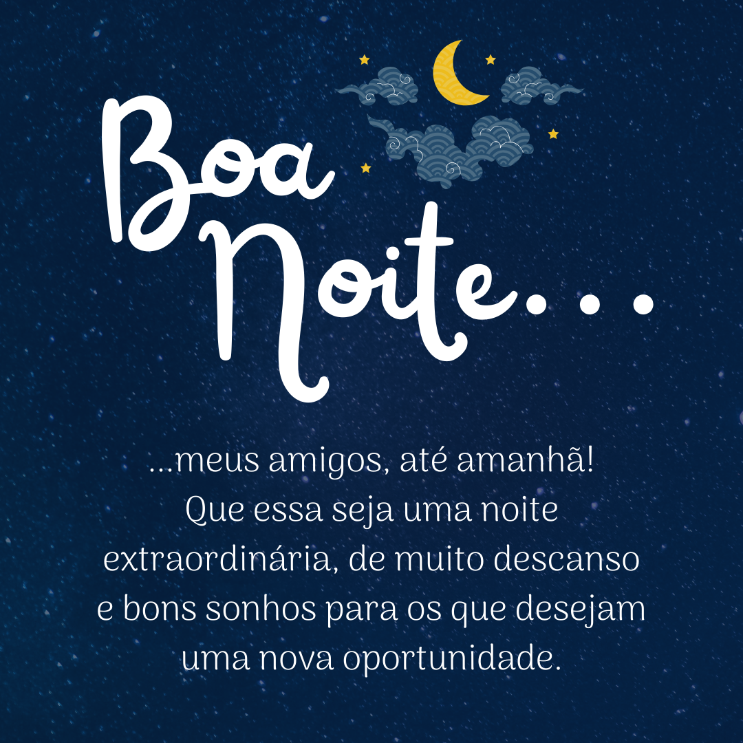 mensagem de boa noite
