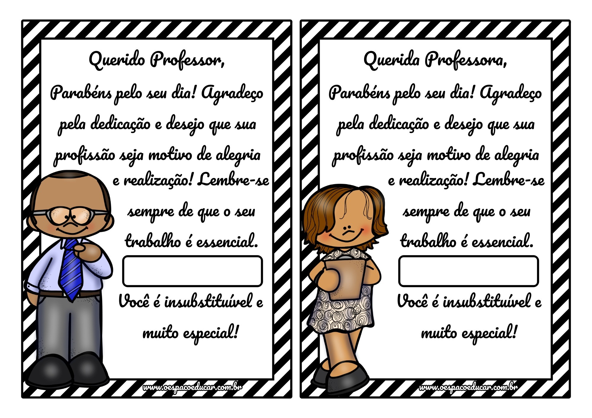 mensagem dia do professor infantil