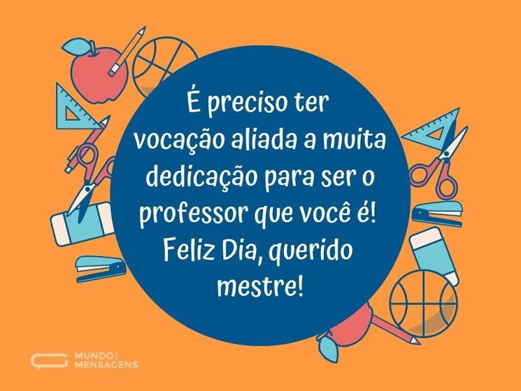 Como escrever uma mensagem personalizada para o professor