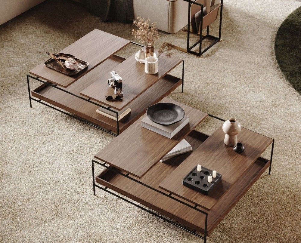 mesa de centro redonda ou retangular qual a melhor