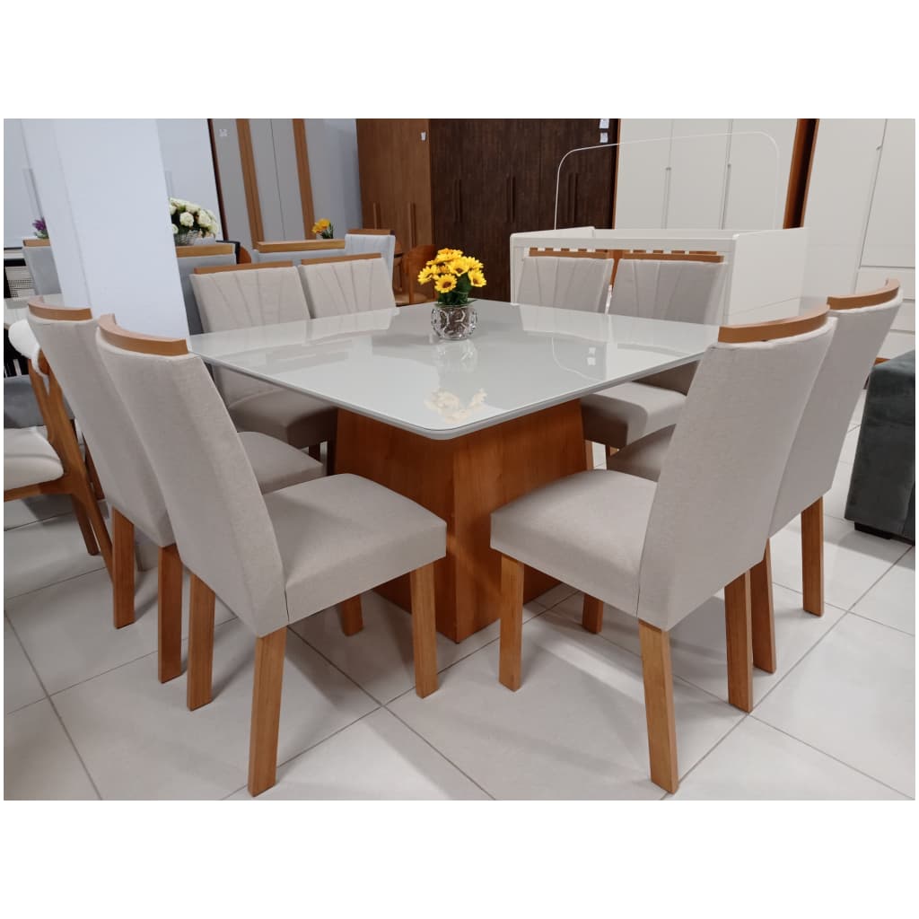 mesa de jantar quadrada