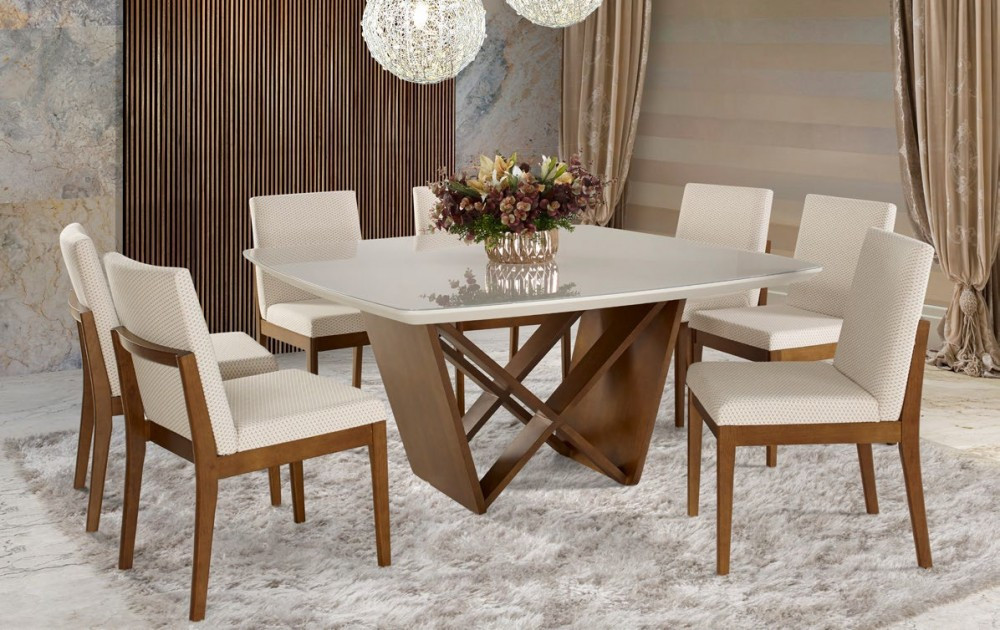 qual a medida ideal de mesa de jantar quadrada para 4 pessoas