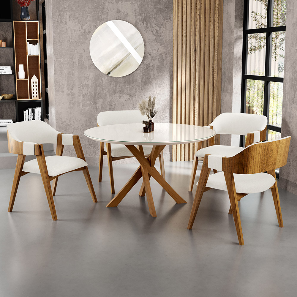 como escolher o tamanho ideal de mesa redonda