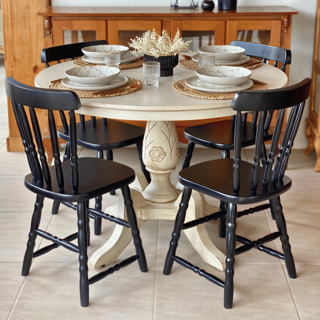 mesa de jantar redonda