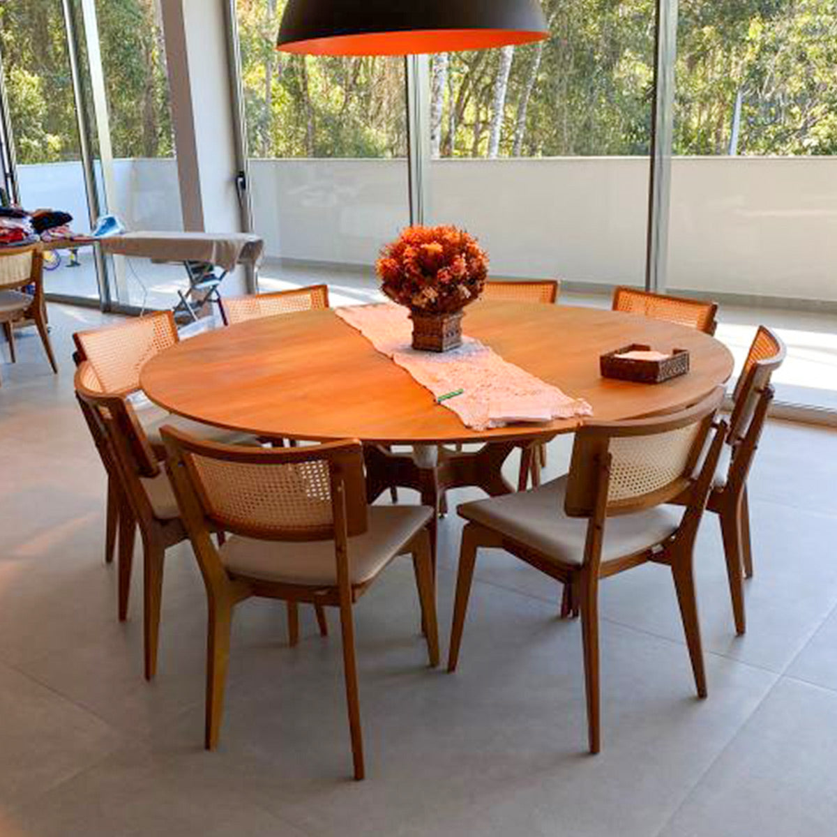 como escolher o tamanho ideal de mesa redonda