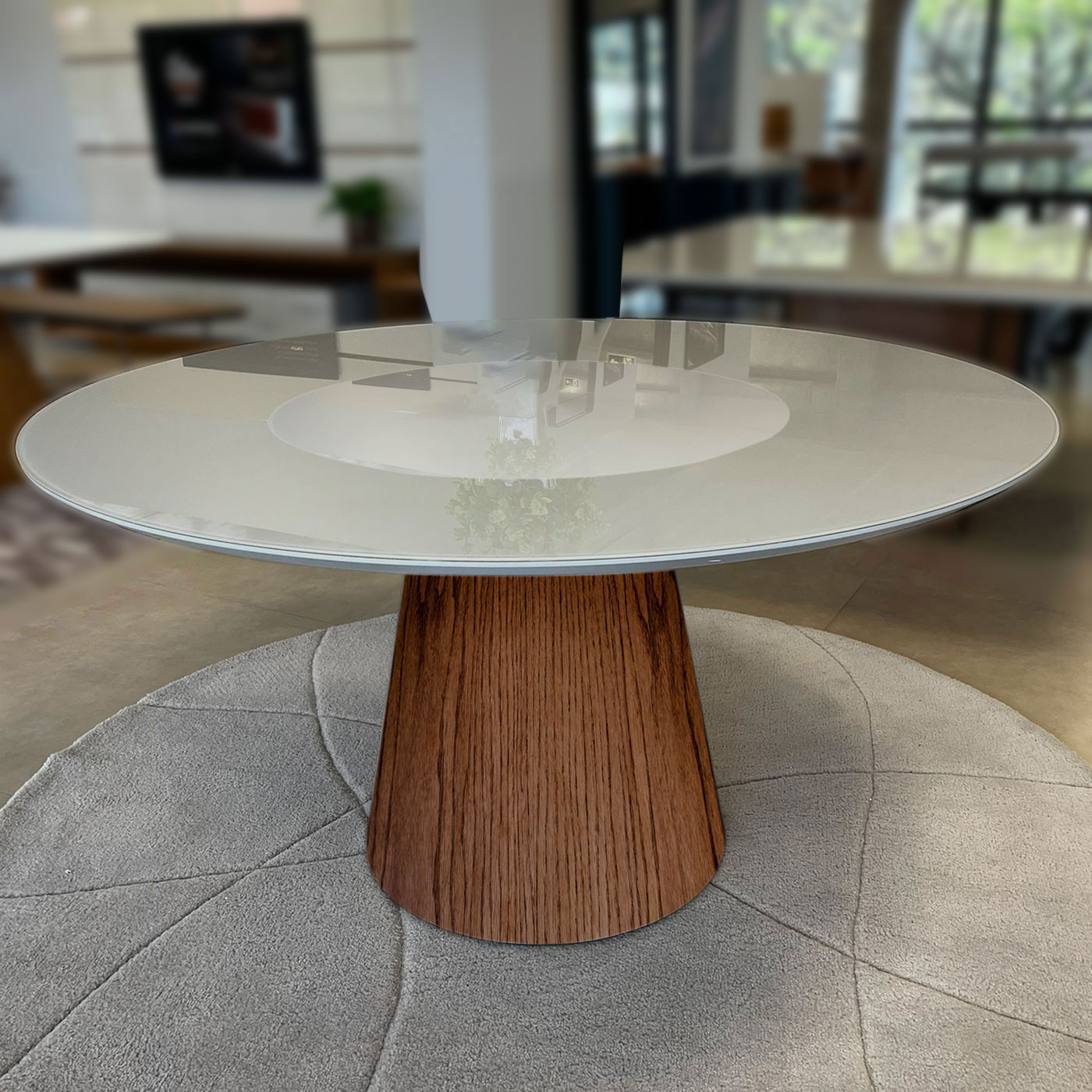 materiais para mesa de jantar redonda