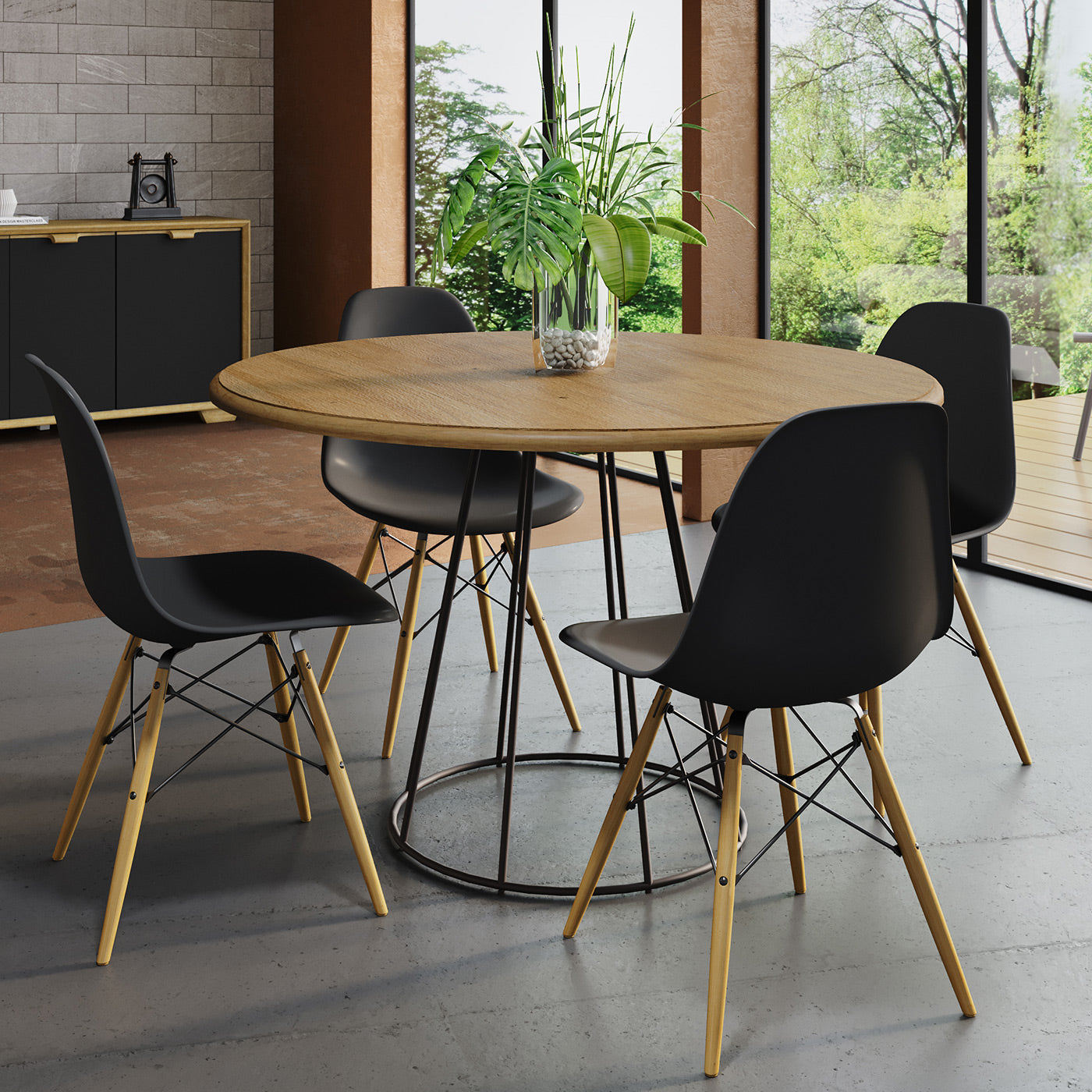 mesa de jantar redonda