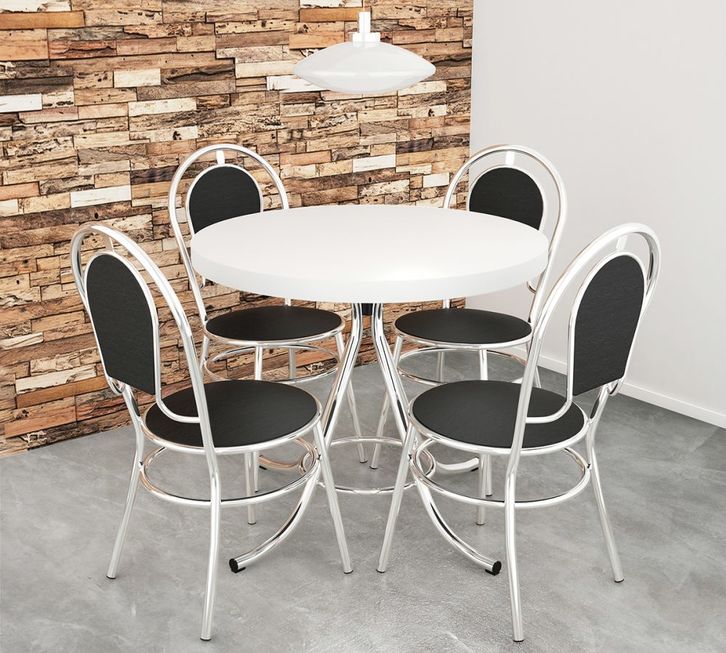 mesa de jantar redonda ou quadrada