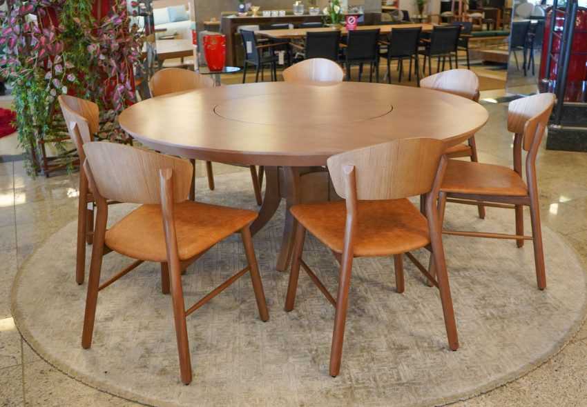 mesa redonda para apartamento pequeno