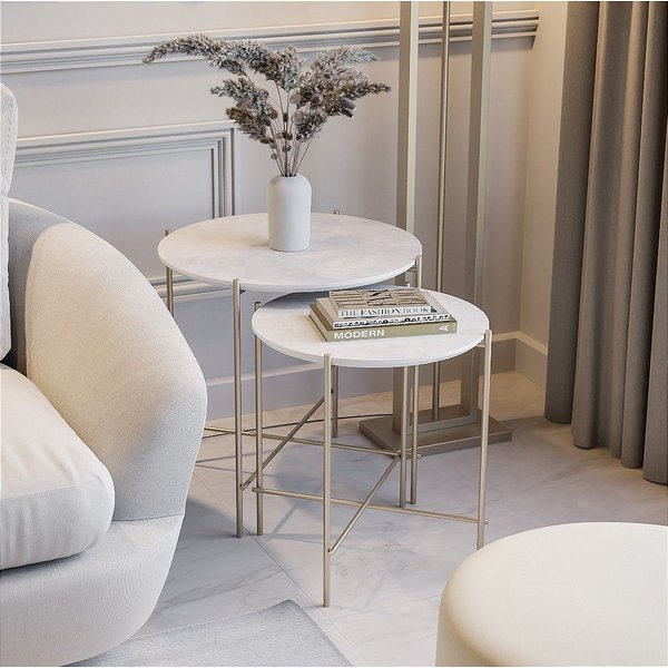 mesa lateral de canto para sala pequena